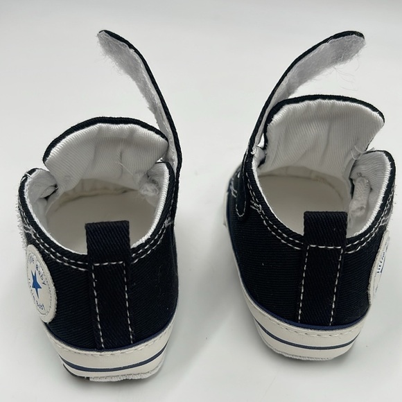 Baby Infant Classic Canvas Baby Shoes Boy Girl Soft Sole size 0 - 3 months - Picture 7 of 10